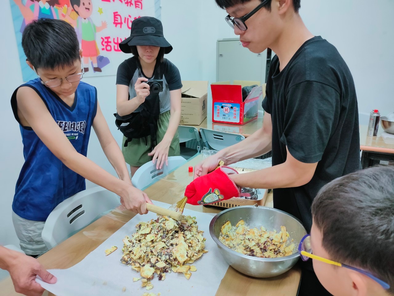 9/29鐘太太教導製作雪花餅